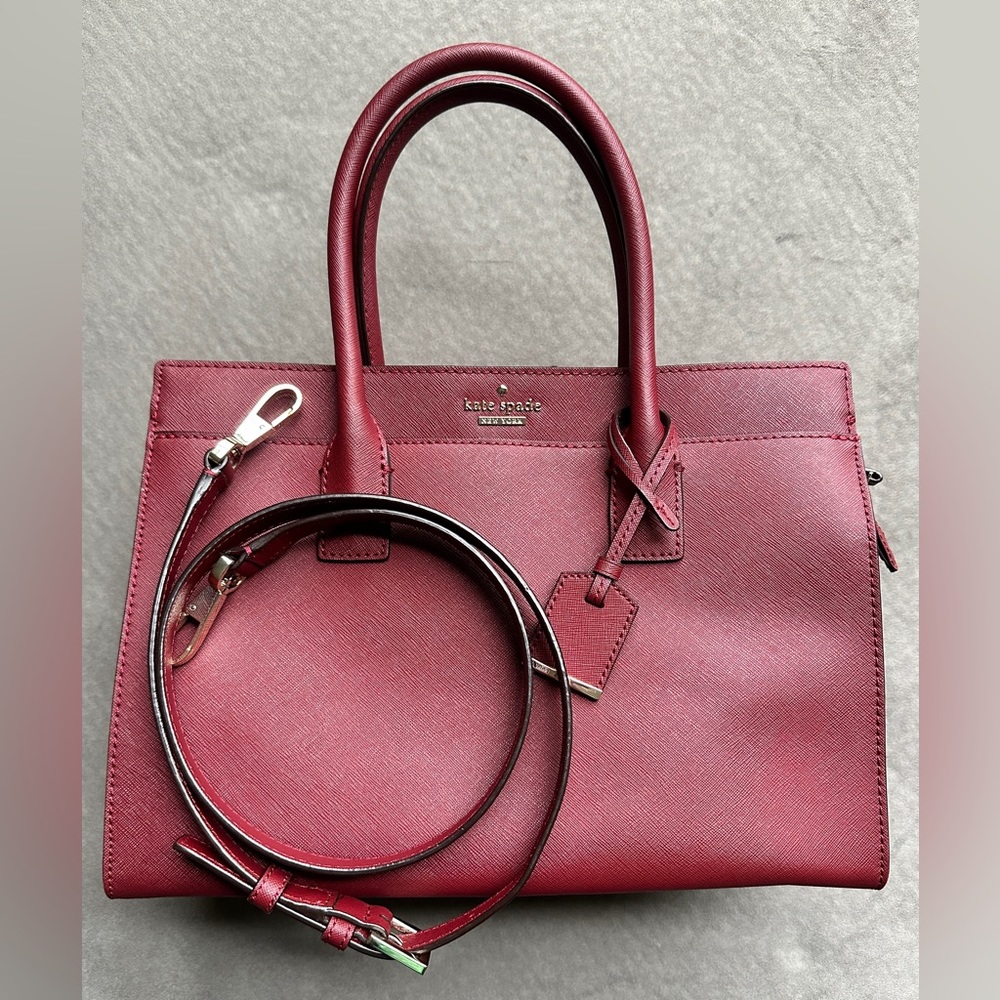 ❌SOLD❌EUC- Kate Spade Cameron Street Candace Satchel - Burgundy Red